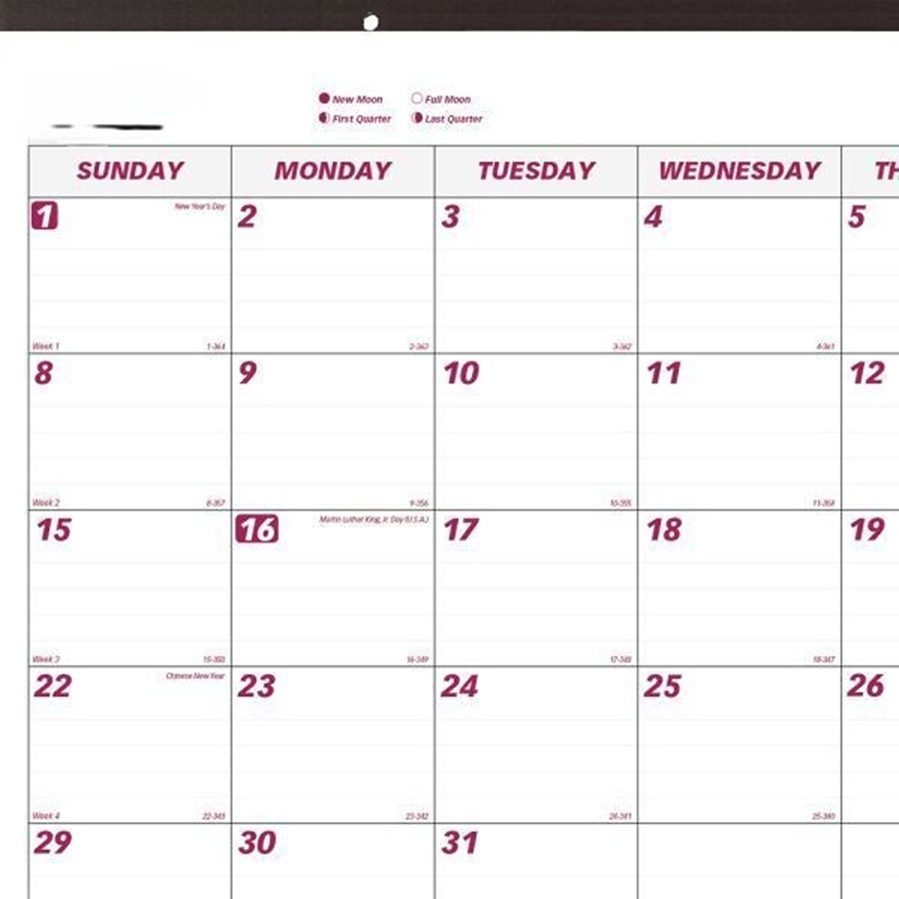 Brownline 17x22 Inches Premium Calendar for Home and Office Desk Pad
